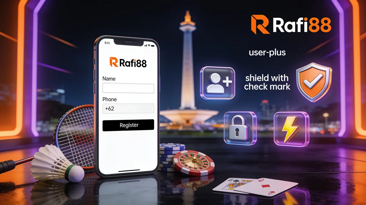 Cara Mendaftar di rafi88 untuk pemain di Indonesia