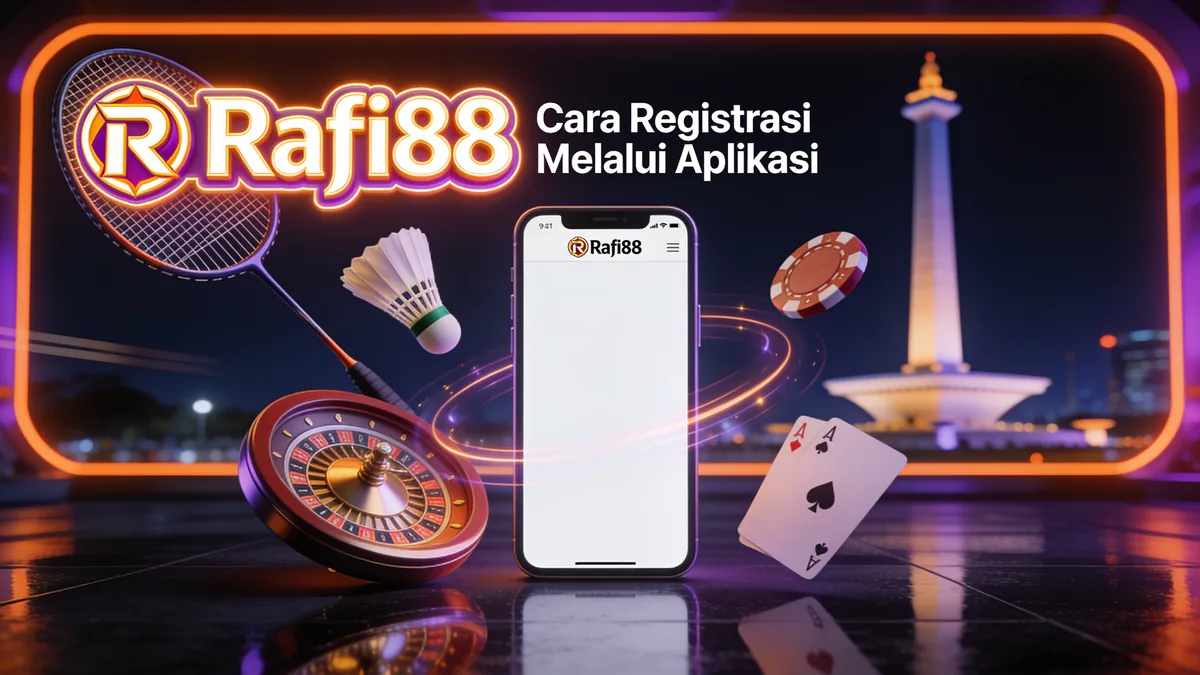Cara Registrasi Melalui Aplikasi untuk pemain di Indonesia