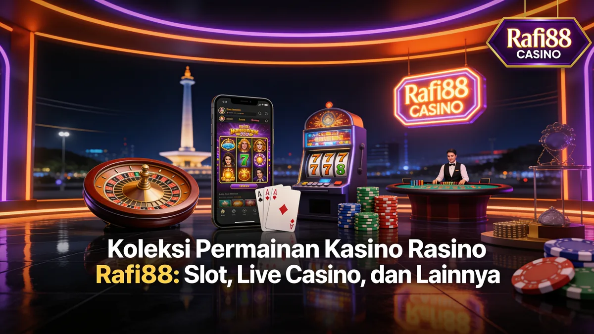 Koleksi Permainan Kasino Rafi88: Slot, Live Casino, dan Lainnya: panduan rafi88 untuk pemain di Indonesia